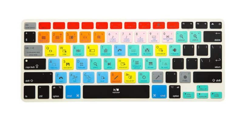 A shortcut cover for keyboard