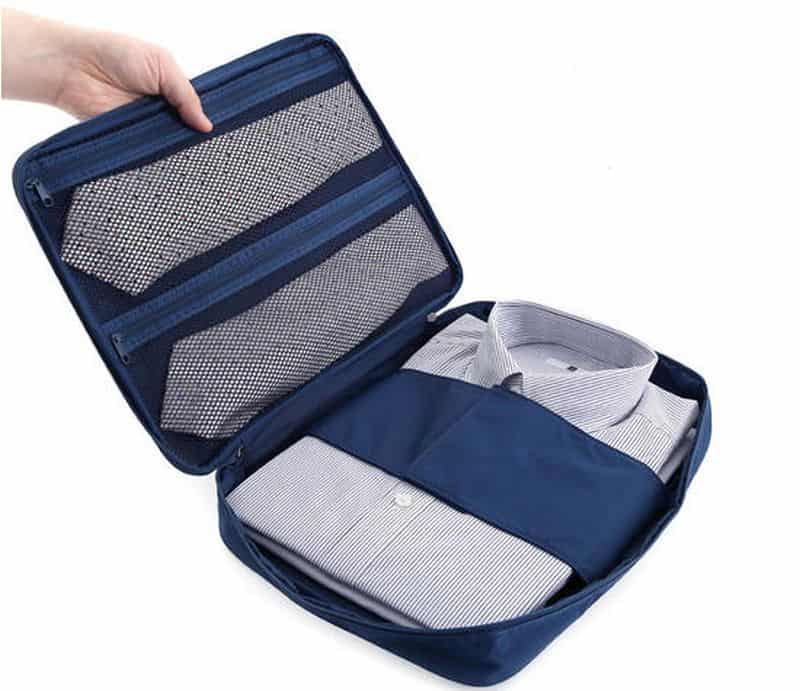 tie and shirt travel organizer