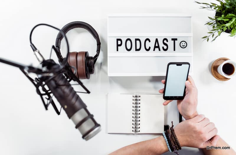 start your own podcast from home