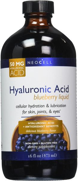 NeoCell Laboratories Pure Hyaluronic Acid, Blueberry