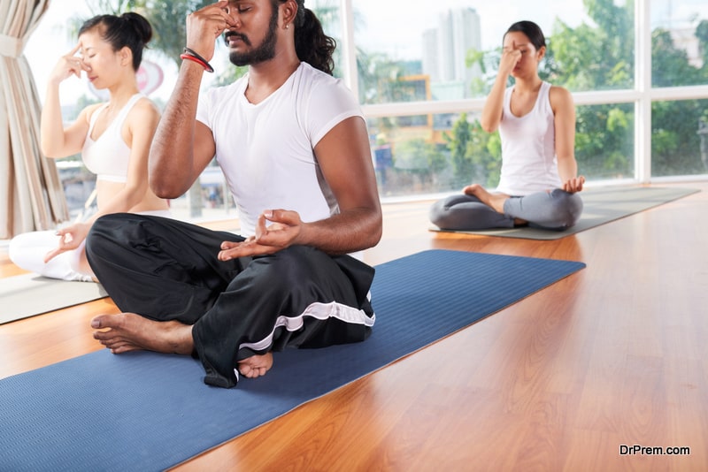 Group yoga