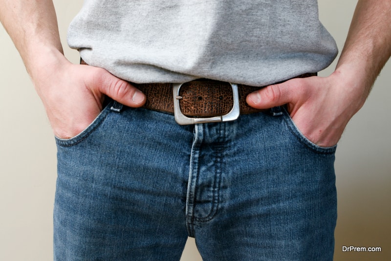 young man Putting hands in pockets