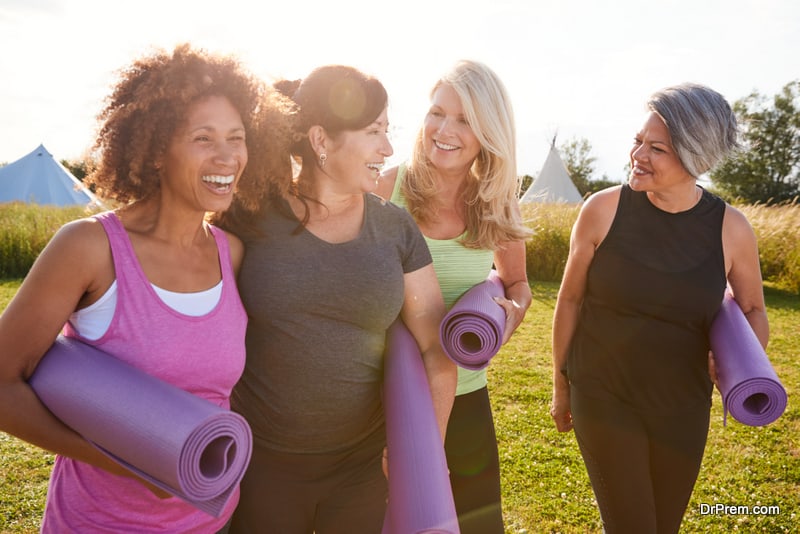 Group Of Mature Female Friends