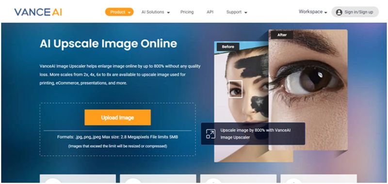 VanceAI Image Upscaler