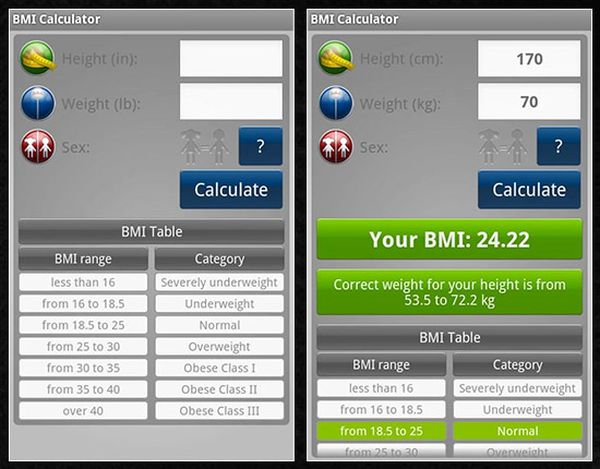 BMI Calculator