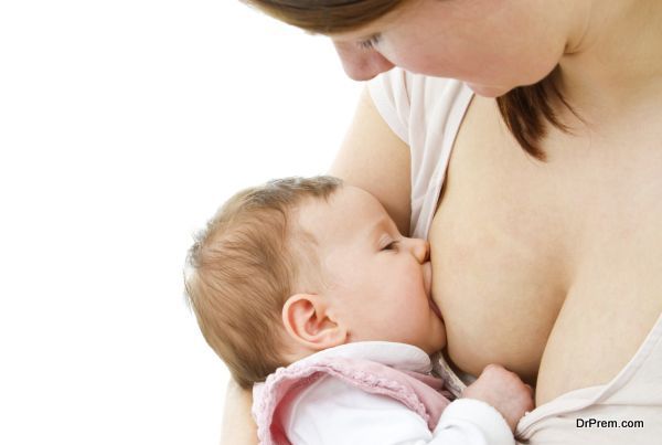 breastfeeding a baby