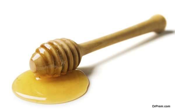 Rub honey