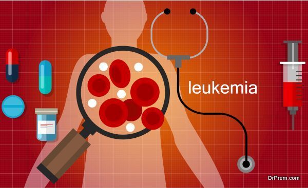 leukemia cancer blood leukaemia disease concept vector