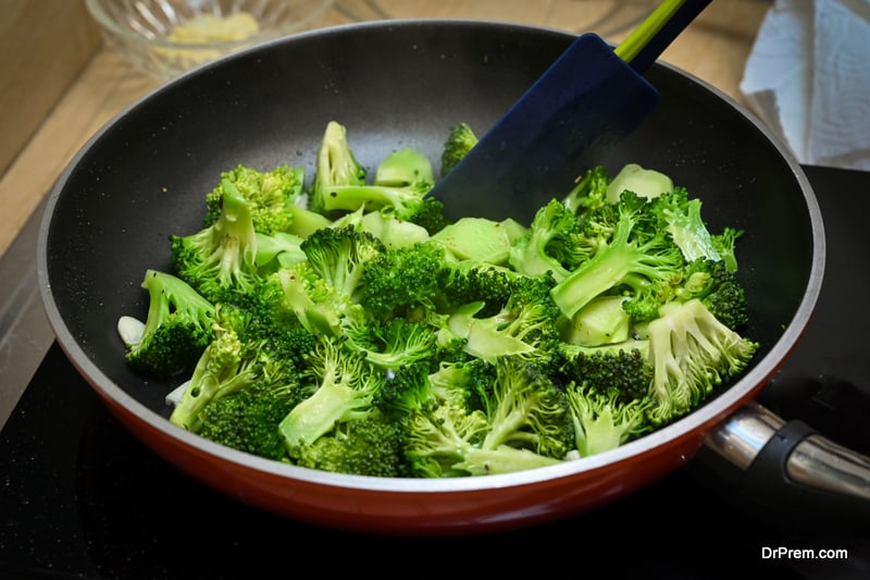 Broccoli is rich in vitamins A, C and E