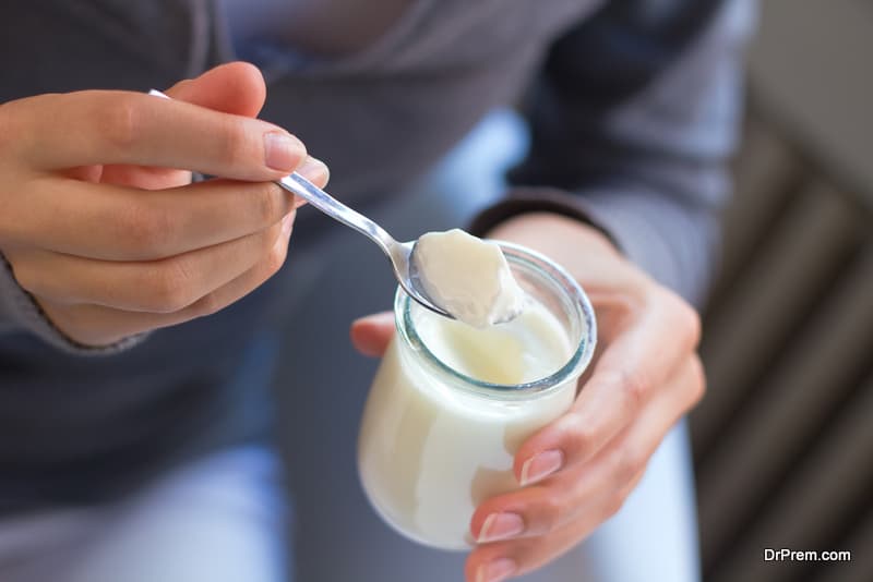 Live-cultured yogurt