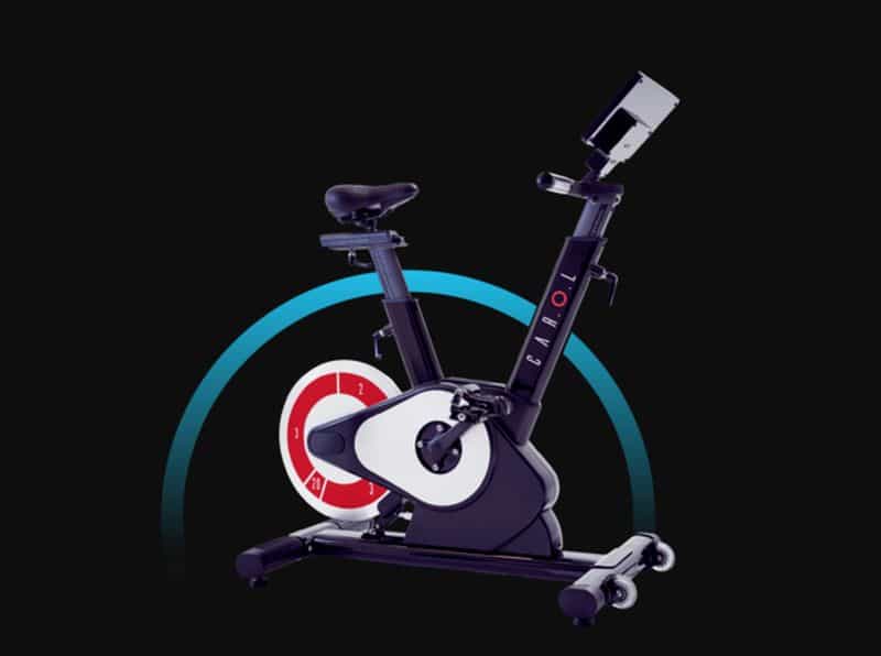Get thinner and fitter in just 40 seconds with CAR.O.L, the game-changing AI-powered exercise bike