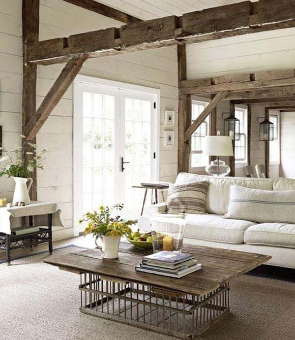 Wooden Beams using Reclaimed Wood