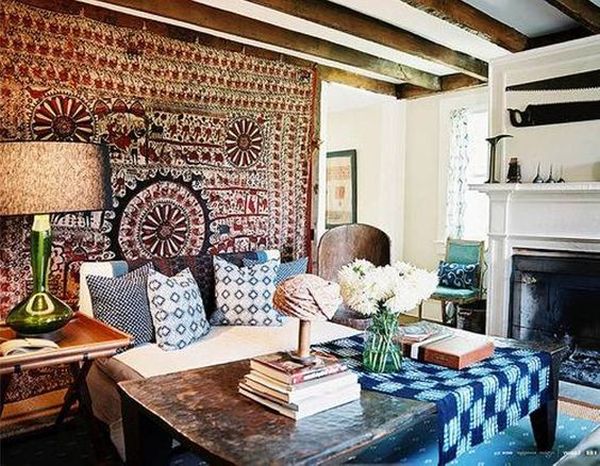 Bohemian style ambiance
