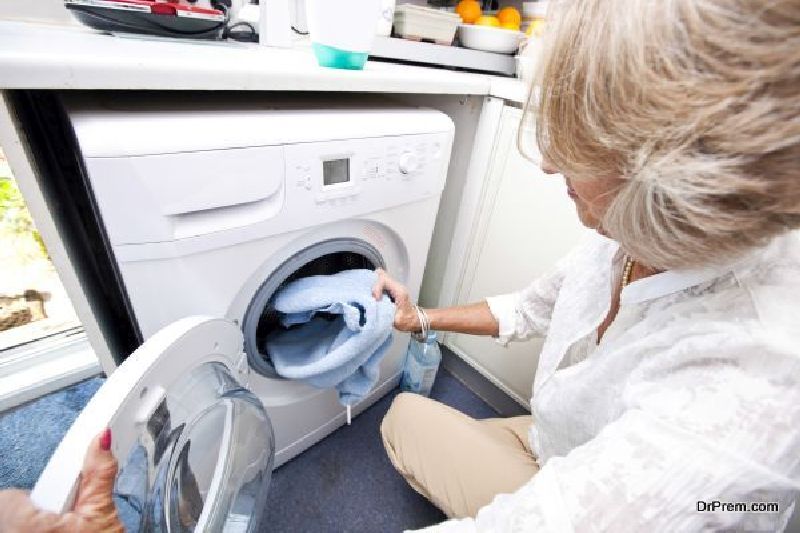 small laundry room