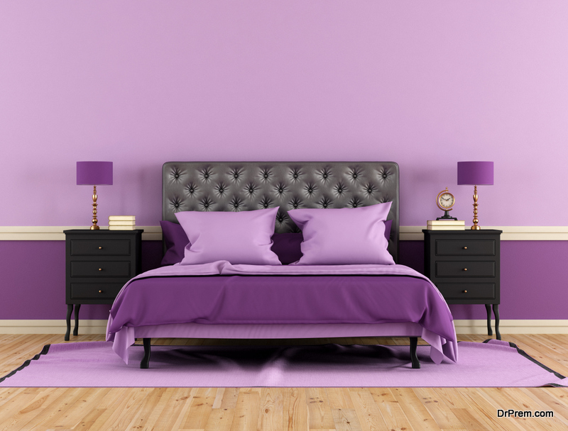 Color blocking with Purple