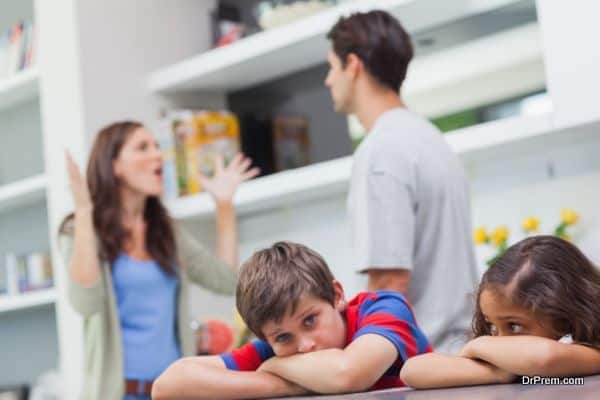 How to deal with fighting parents?