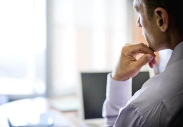 Businessman in Office