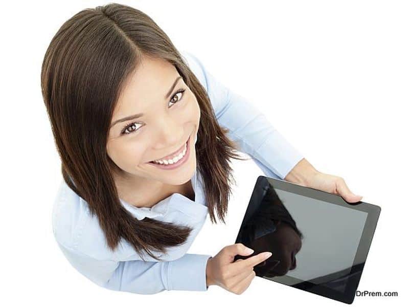 lady using tablet 1