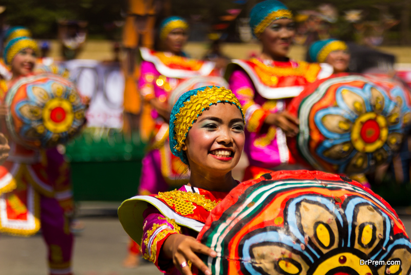 Aliwan Fiesta , an annual event that gathers different cultural festivals of the Philippines 