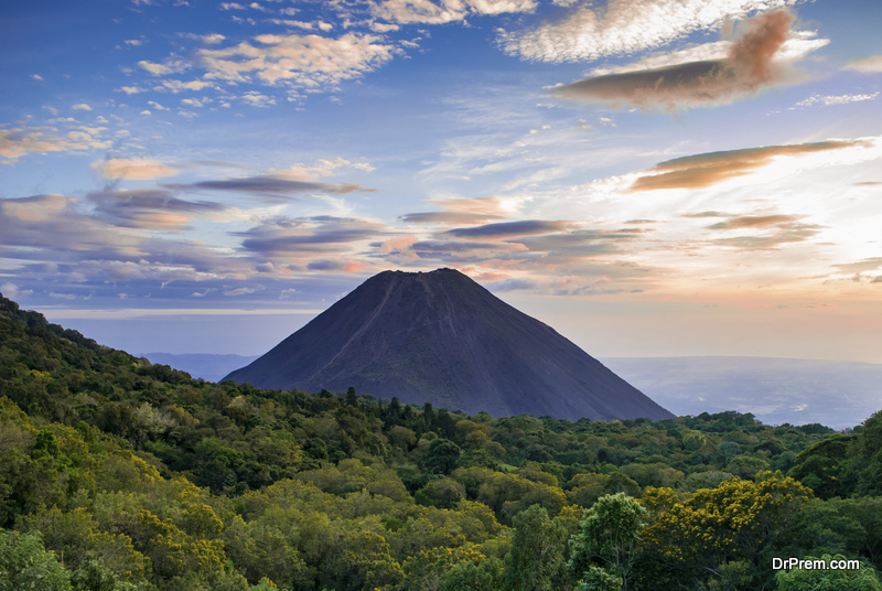 Izalco volcano in El Salvador