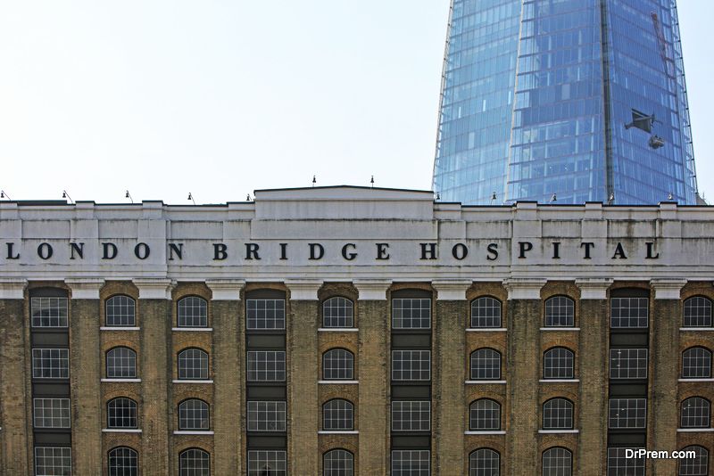 London Bridge Hospital signage