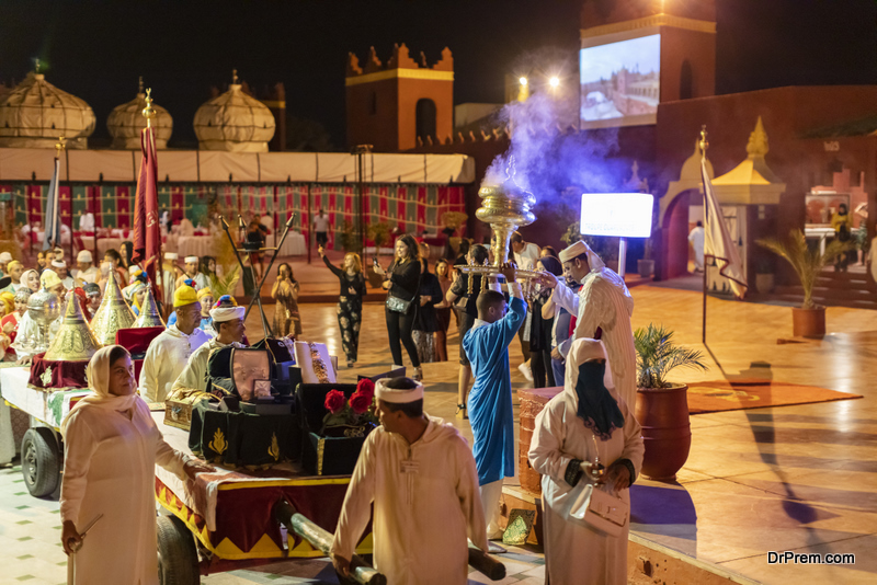 Marrakech, Morocco Fantasia Show ( Local Folklore Show )