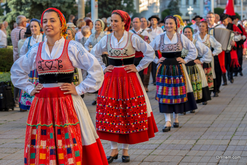 Portugal Dancers in traditional costume 