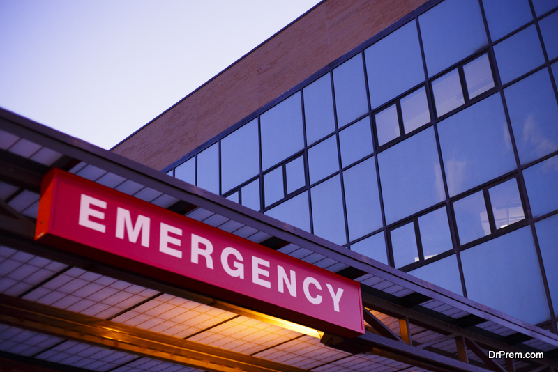 An emergency department 