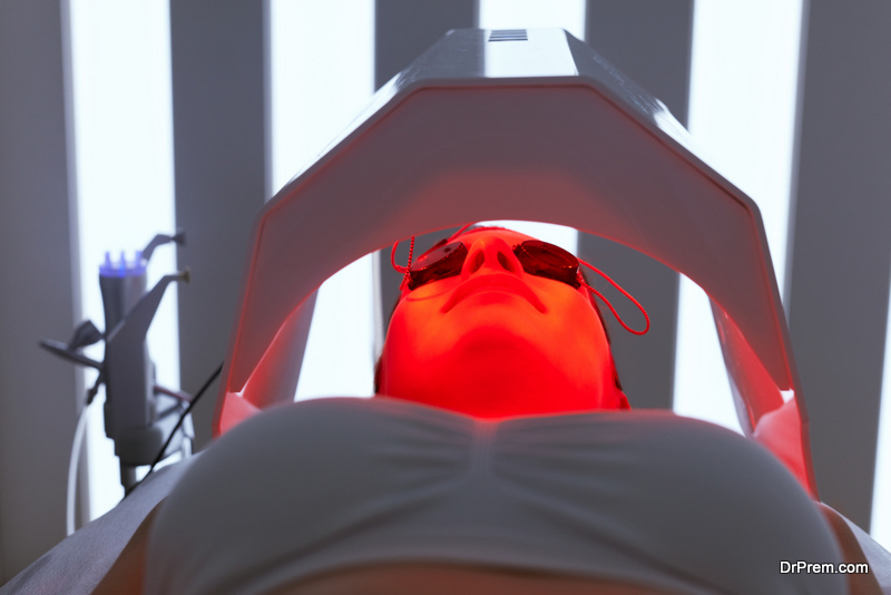 woman at a beauty clinic