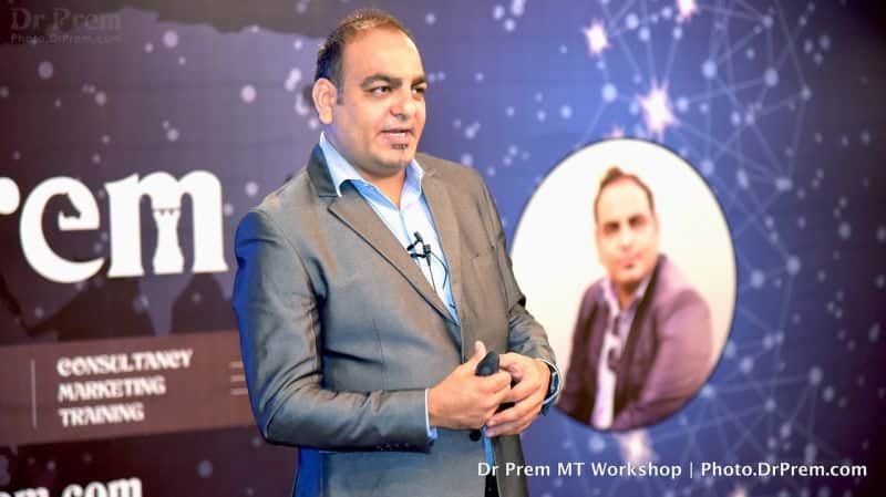 Dr Prem Delivering speech in Medical Tourism Workshop