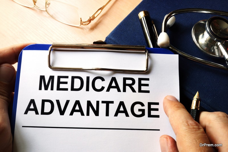 Medicare advantage in a clipboard
