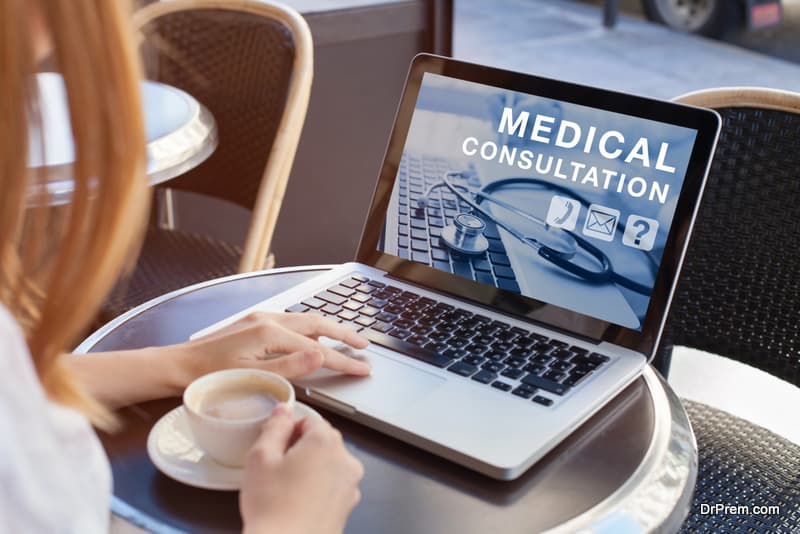 medical consultation online, doctor advice on internet