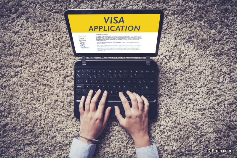 Digital application for Visa