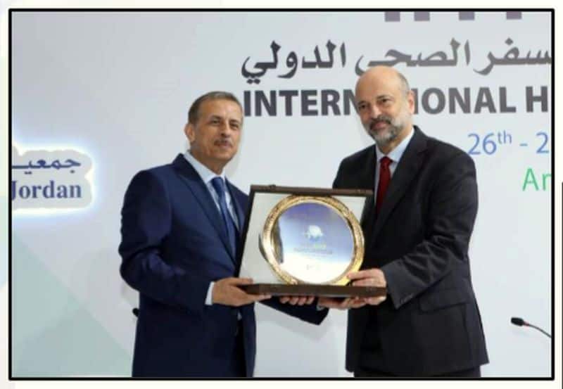 On behalf of His Majesty King Abdullah II Bin Al Hussein His Excellency Dr.Omar Al Razzaz