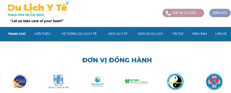 Ho Chi Minh unveils the first website dulichytetphcm.com