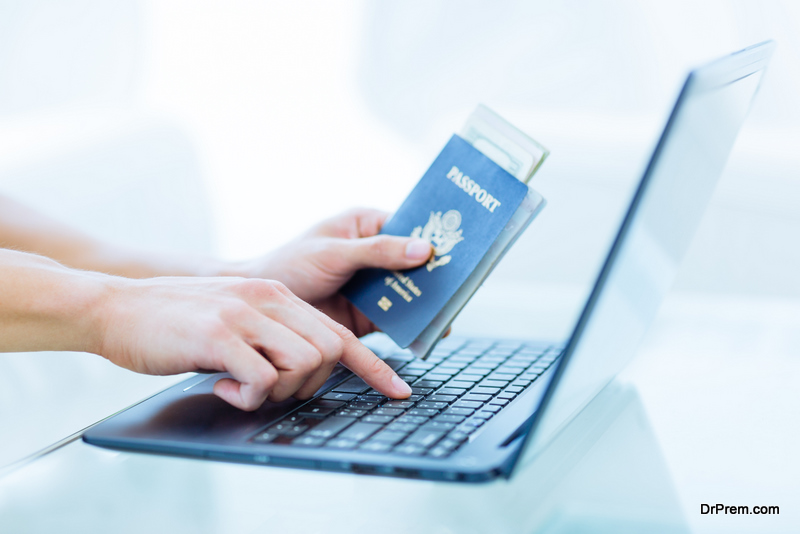 Online reservation and visa application