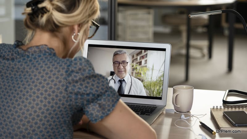 virtual consultation with the doctor