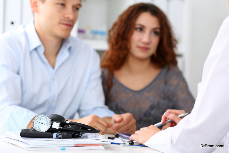 doctor consult young couple