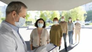 The Death of Paper Consent: AI Rewrites Patient Trust in Medical Tourism vaccination doctor center filling patients information notepad