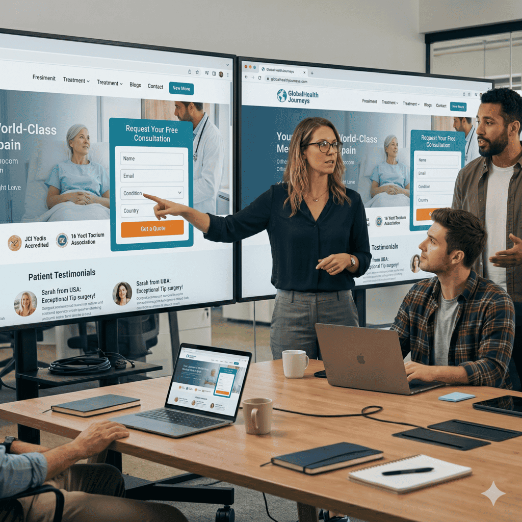 Lead Generation | Patient inquiries | Patient Leads in Medical Tourism AI Driven Landing Pages and Conversion Optimization for Medical Tourism 1 1 1