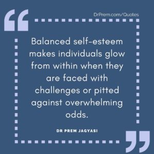 Balanced self-esteem makes individuals