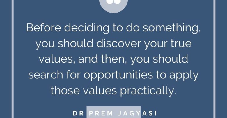 Before deciding to do something - Dr Prem Jagyasi Quotes