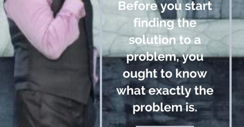 Before you start finding the solution