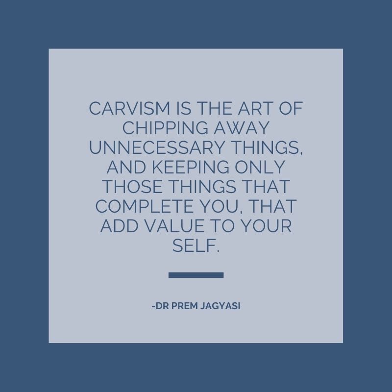 Carvism is the art of chipping