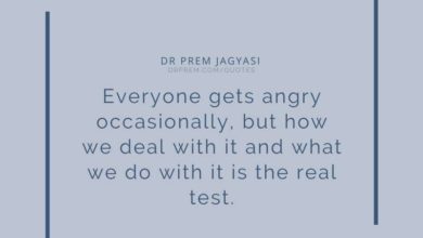 Everyone gets angry occasionally- Dr Prem Jagyasi Quote