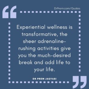 Experiential wellness is transformative
