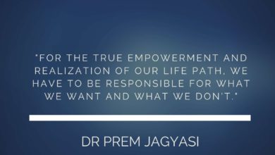 For the true empowerment and realization of our life path- Dr Prem Jagyasi Quotes