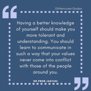 Having a better knowledge of yourself should make you