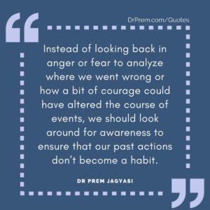 Instead of looking back in anger