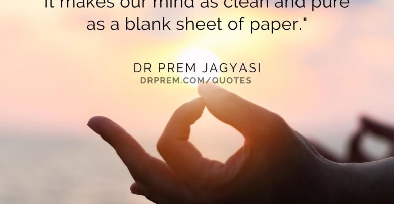 Meditation offers the perfect cure- Dr Prem Jagyasi Quotes